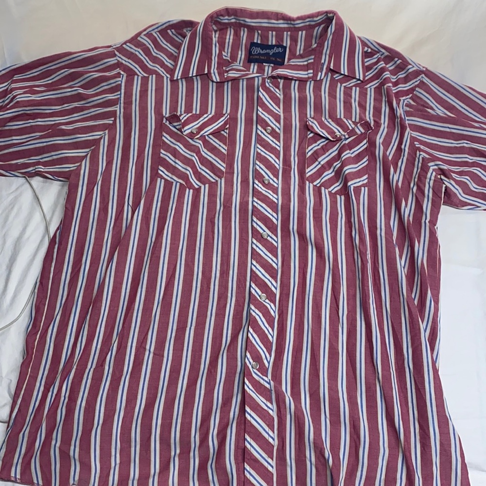 VINTAGE WRANGLER PEARL SNAP WESTERN SHIRT